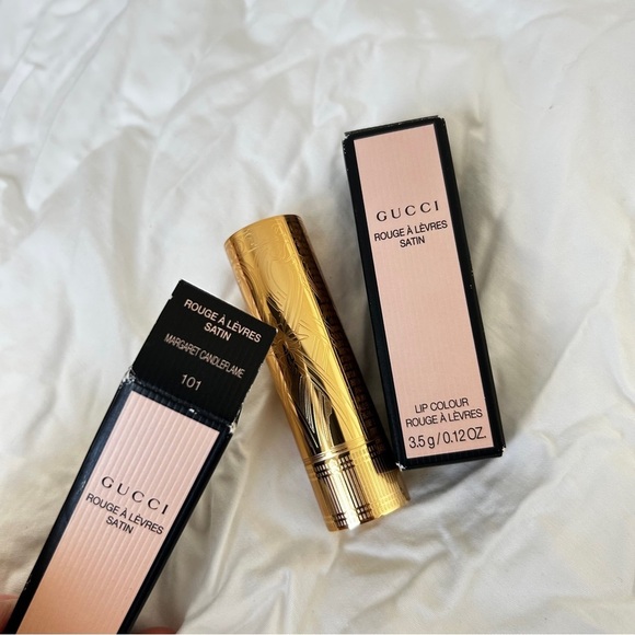 Gucci Rouge à Lèvres Satin Lipstick - Margaret Candleflame 101, NIB - Picture 3 of 3